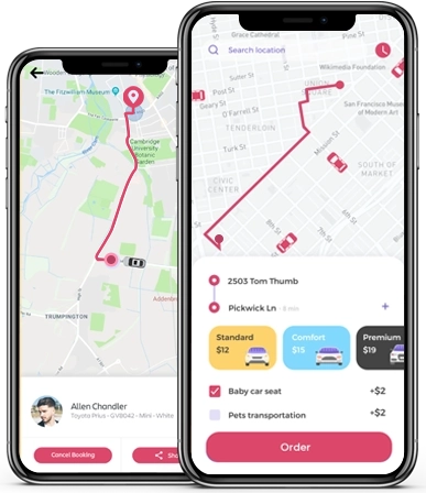 taxi dispatch app development